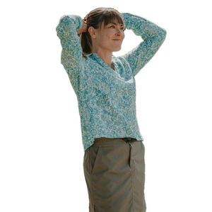 Rip Skirt Hawaii Popover Top, Size L, Al Mare